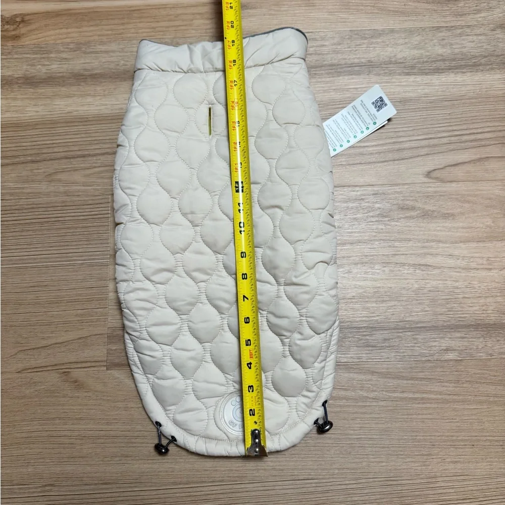 GF PET Reversible Chalet Dog Jacket Large Tan Yellow Reversible